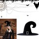 thumbnail image 4 of Hebilla Sombrero Bruja Halloween para Carnavales Fiesta, 4 of 9