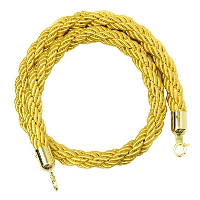 Barreras de Cuerda: Puntales de Control de Multitudes de Servicio Pesado , 1.5m amarillo