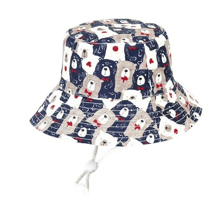 

Relanfenk Baby Hats Boys Girls Cartoon Sunscreen Cap Bucket Cap Hat