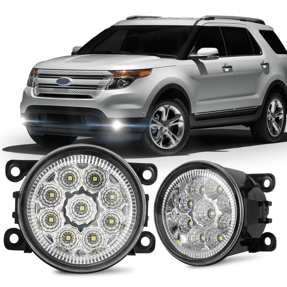 Pair For 2011 2012 2013 2014 2015 Ford Explorer Fog Lights Driving Bumper Lamps