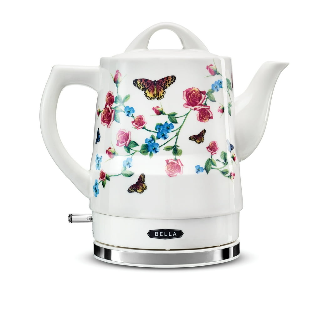Bella 1.5L Ceramic Electric Kettle, Butterfly Pattern 14747 Walmart