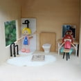thumbnail image 3 of Meiiso Dollhouse Bathroom Set, 1:12 Scale Toilet Mini Bathtub Model, 1 Set, Miniature Decor, Baby Room Decor, Bathroom Scene, Nursery Decor, 3 of 8