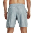 thumbnail image 2 of Men's Under Armour Woven Emboss Shorts Color: Circuit Teal Size: M, 2 of 4