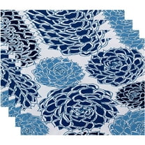 Simply Daisy 18" x 14" Olivia Floral Print Placemat (Set of 4)