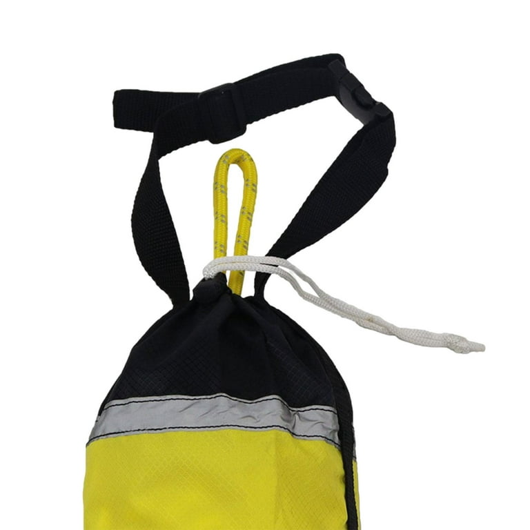 Funtasica 21M Throw Bag for , Reflective Throw Rope Floating Ropes Throwable Safety Equipment for Canoe, Water Sports, Ice Fishing, Men's, Size: Rope Diameter
