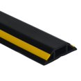 thumbnail image 4 of Heavy Duty Floor Cable Protection Cover Floor Cable Cover Rubber Trunking 1M Yellow-Black, 4 of 8