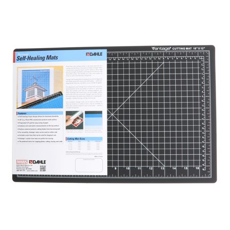 UPC: 0076769106710 | Dahle Vantage Cutting Mat  12  x 18   Black
