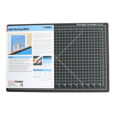 UPC: 0076769106710 | Dahle Vantage Cutting Mat 12 x 18 Black
