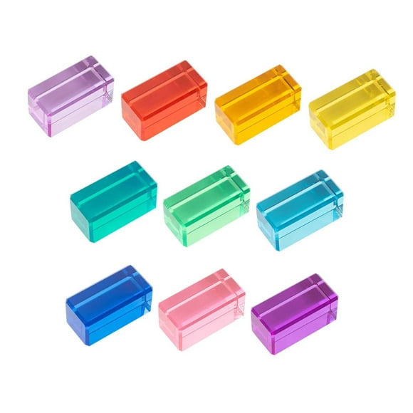 Lipstore Rainbow Building Blocks Set Color Recognition Gift Training Educational Toys 10pcs
