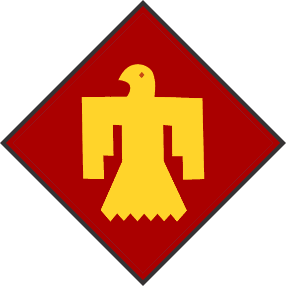 3.8 Inch 45th Infantry Division Decal