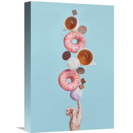 Global Gallery Dina Belenko,'Weekend Donuts' Stretched Canvas Artwork