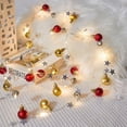 thumbnail image 5 of ZOELNIC 6.67FT 20Leds Christmas Garland String Lights, Christmas Ball Bell Lights Battery Operated Indoor Outdoor Christmas Tree New Year Holiday Party Decoration, 5 of 9