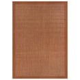 thumbnail image 2 of World Rug Gallery Contemporary Bordered Weather Resistant Reversible Indoor/Outdoor Area Rug - RUST 5'x7', 2 of 8