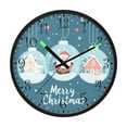 thumbnail image 2 of Voice Activated Clock with Glow Light 12 Inch Large Silent Wall Clock Battery Operated for Home Decor Hanging Glass Ornaments, 2 of 8
