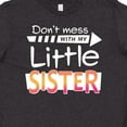 thumbnail image 4 of Inktastic Don't Mess with my Little Sister Youth T-Shirt, 4 of 5