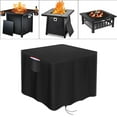 thumbnail image 3 of Square Fire Pit Cover, Fits for Fire Pit Table, Waterproof and Windproof, 30*30*25inch, Black, 3 of 5