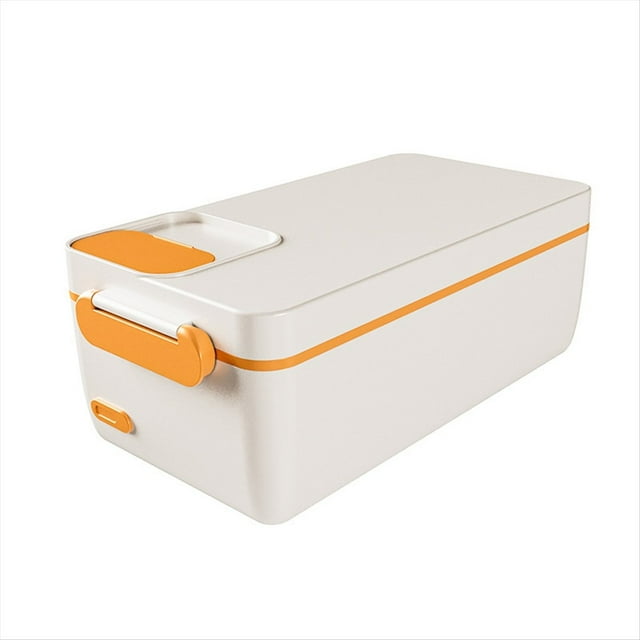 Electric Lunch Box with 1L Removable Stainless Steel Container Food Heater Heating Lunch Box for Adult/Work/Car/Truck,1 x Electric Lunch Box Food Heater 1 x Charging Cable 1 x English Manual