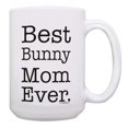 thumbnail image 1 of ThisWear Bunny Accessories Best Bunny Mom Ever Mug Animal Lover Gifts 15oz Coffee Mug, 1 of 4
