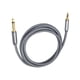 thumbnail image 2 of Cable de audio para guitarra de 6,35 mm a 3,5 mm TRS macho a macho, mono a estéreo para mezcladores 1 metro, 2 of 9