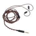 thumbnail image 1 of Cable de Reemplazo de actualización de auriculares, Ajuste Cómodo de 3.5 mm Cable de auriculares Profesional Ofc Core para IE500 Pro para IE100 Pro, 1 of 7
