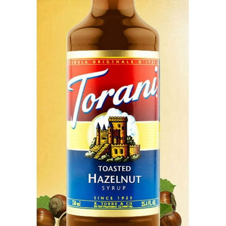 Torani Toasted Hazelnut Syrup 750ml Allergen Free Walmart Com