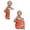 Z01-Orange 2PCS, variant on Kids Reflective Vest Child Toddler Safety High Visibility Vest Yellow for Cycling Walking Skiing