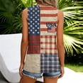 thumbnail image 7 of 250th Anniversary Printed Women Shirts Casual 250 Years Of Freedom T Shirt Sleeveless Tshirts Patriotic Tops, 7 of 7