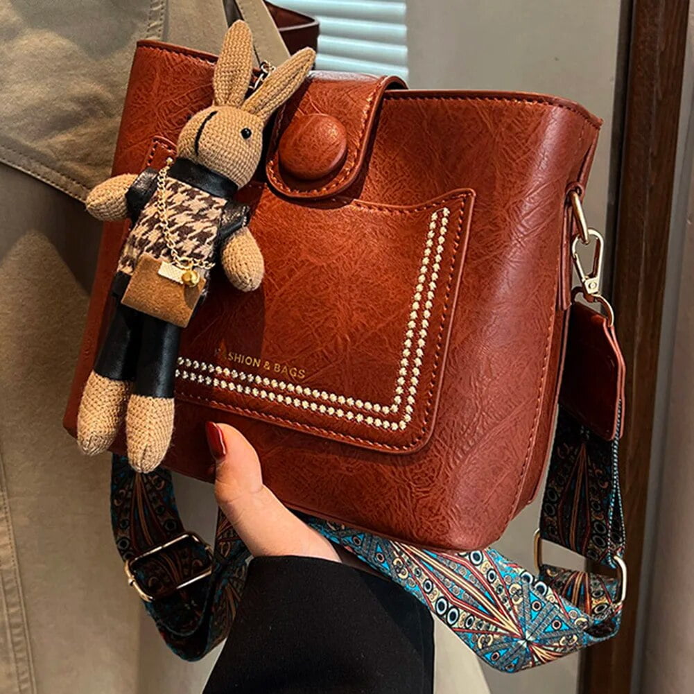 Messenger Bag Designer Handbags With Guitar Straps PU Leather