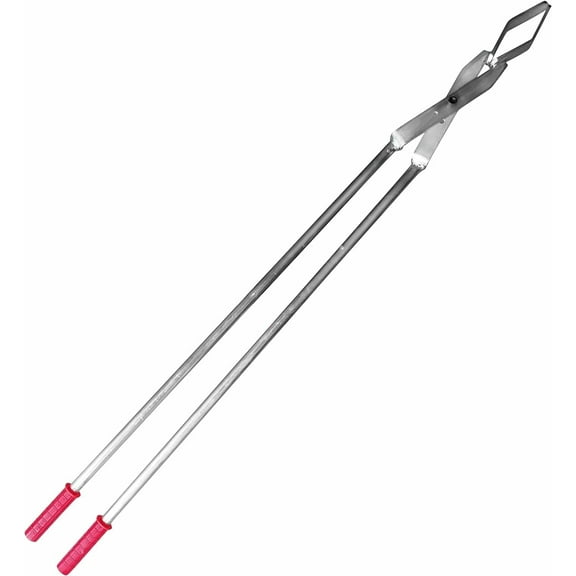 Simond Store 40" Foundry Flask Metal Tongs for Clay Graphite and Graphite Crucibles - Heavy Duty Steel Tong for Metal Melting - Refining - Casting Gold & Silver