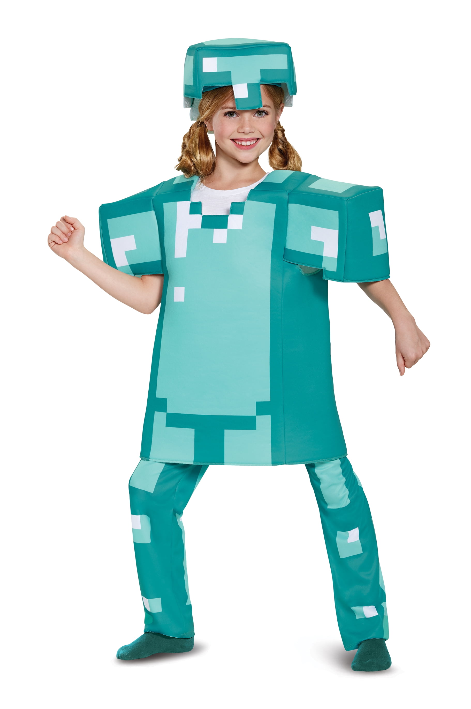  Armor Deluxe Minecraft Costume, Blue, Extra Small (3T-4T) :  Clothing, Shoes & Jewelry