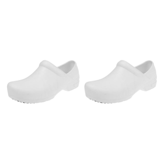 Youkk Slip-Resistant Chef Shoes for Men Waterproof and Oil Proof Size 37 White 39 Yards 2Set