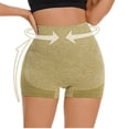 thumbnail image 4 of Yanyanz Yoga Pants Women,Women'S Shorts Athletic Booty Shorts Yoga Shorts Gym Shorts Tummy Biker Shorts High Waisted Pants for Women Tights for Women Clearance Green S, 4 of 8