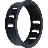 Halex Snap-In Bushing Plastic - Black - 10 Pack, 1/2 In