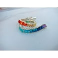 thumbnail image 2 of Rainbow Sapphire Multi Color Bracelet, Crystal Bracelet, Gemstone Bracelet, Layering Bracelet, Colorful Charm, Cubic Zirconia Bracelet,, 2 of 3