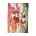 thumbnail image 6 of DEIARA King Charles Spaniel Square Tablecloth 54×54in Polyester Fabric Tablecloth Washable Dust Resistant Wrinkle Resistant, 6 of 9