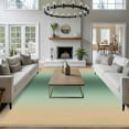 thumbnail image 3 of Area Rug for Living Room, Sage Green Yellow Ombre Non-Slip Indoor Large Carpet for Bedroom/Dining Room, Farmhouse Modern Gradient Art Washable Low-Profile Rectangle Floor Runner Rugs - 6 x 9 Ft, 3 of 8