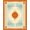 Orange Teal Cream, Pattern 15, variant on ODIKA 8'x10' Washable Area Rug Personalized Album Cover Vinyl Record Disc Movie Theater Juice for King Size Bedroom Under Bed, Master Suite, Non-Shedding, Easy Care