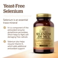 thumbnail image 3 of Suplemento Solgar de selenio sin levadura 200 mcg 250 tabletas, 3 of 6