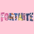 thumbnail image 2 of Girls Fortnite Classic Logo Character Fill T Shirt, 2 of 4