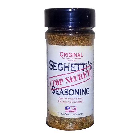 Seghetti s Top Secret | Original | Mixed Spice BBQ Seasoning | 8oz