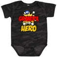 thumbnail image 3 of Inktastic Grandpa is my Hero Boys or Girls Baby Bodysuit, 3 of 5