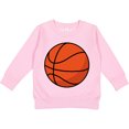 thumbnail image 2 of Inktastic Basketball Sports Ball Toddler Sweatshirt, 2 of 4