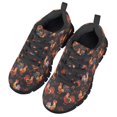 thumbnail image 2 of Chririnla Rooster Shoes for Boys Size 1.5 Big Kid Girls Athletic Walking Shoes Breathable Lightweight Knitted Mesh Running Jogging Sneakers, 2 of 7