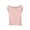 Pink, variant on FAIWAD Womens Summer Pajama Tops Solid Color Short Sleeve Slim Pullover Soft Comfy Sleepwear Shirts