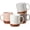 Straight-Multicolor, variant on 12oz Ceramic Coffee Mugs Set of 4, Stackable Coffee Cups with Straight-Sided Design, Mugs for Coffee, Latte, Tea, Hot Chocolate, Cappuccino and Cocoa, Microwave & Dishwasher Safe, Multicolor
