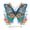 Butterfly, variant on FLOPESN DIY Dot Diamond Painting Art, with exquisite and sparkling patterns measuring 9.84x9.84in, made of acrylic material suitable for home and desktop decoration