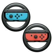 TekDeals 2 Pack Nintendo Switch Joy-Con Racing Steering Wheel Controller Handle Grips