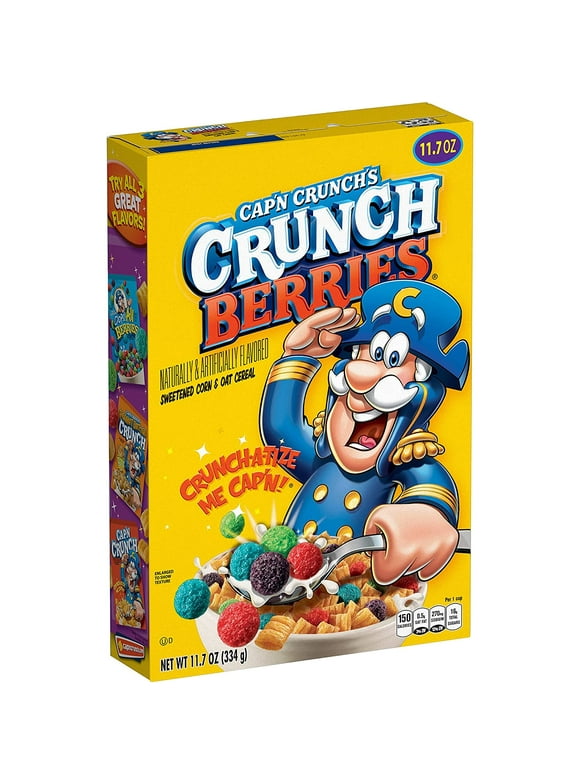 Cap'n Crunch, Crunch Berries, Kid's Cereal, 11.7 oz