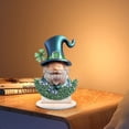 thumbnail image 5 of St. Patrick’s Day Decorations - 4-Leaf Clover Acrylic Centerpiece, Lucky Shamrock Table Decor, Green Party Supplies, Irish Holiday Home & Office Accent, 5 of 9