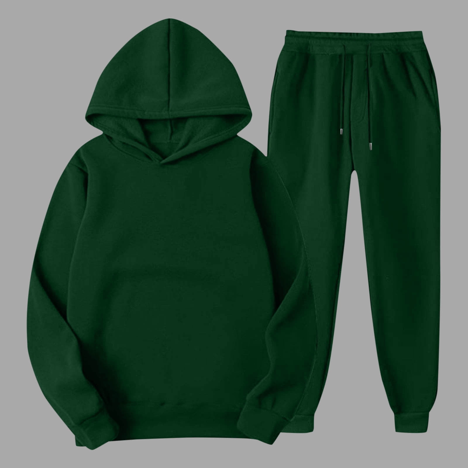 Enjoytime 2 Piece Sets for Women Fall Winter Long Sleeve Hoodies Sweatpants Outfits Solid Color Casual Sweatsuit Comfy Loungewear